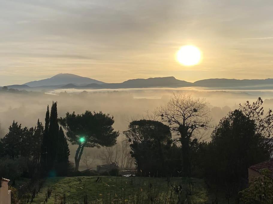 Cairanne La Vue Sur Le Mont Ventoux, Appartement & Parking מראה חיצוני תמונה